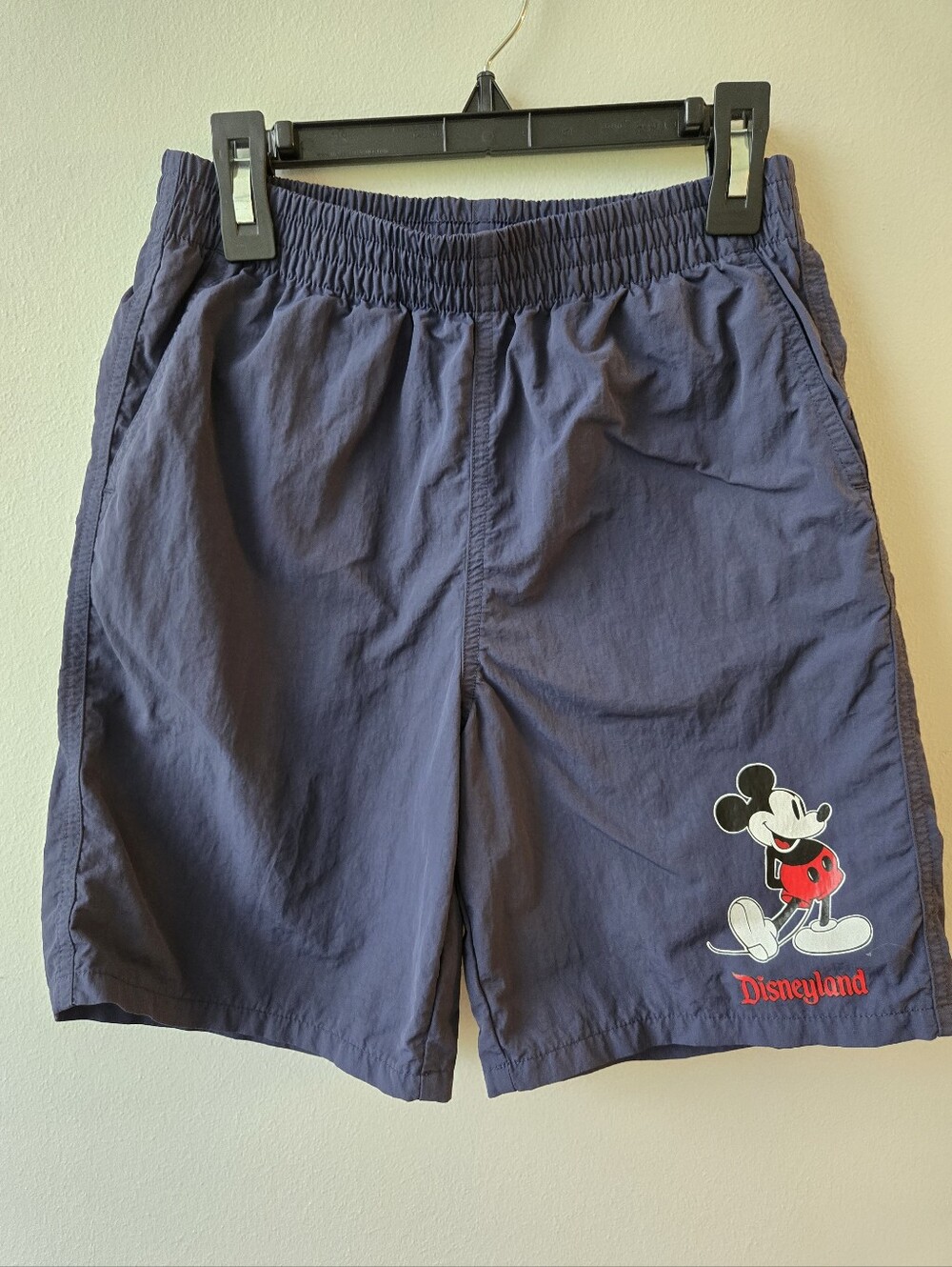 Disney Boy's Navy Shorts with Mickey Patch